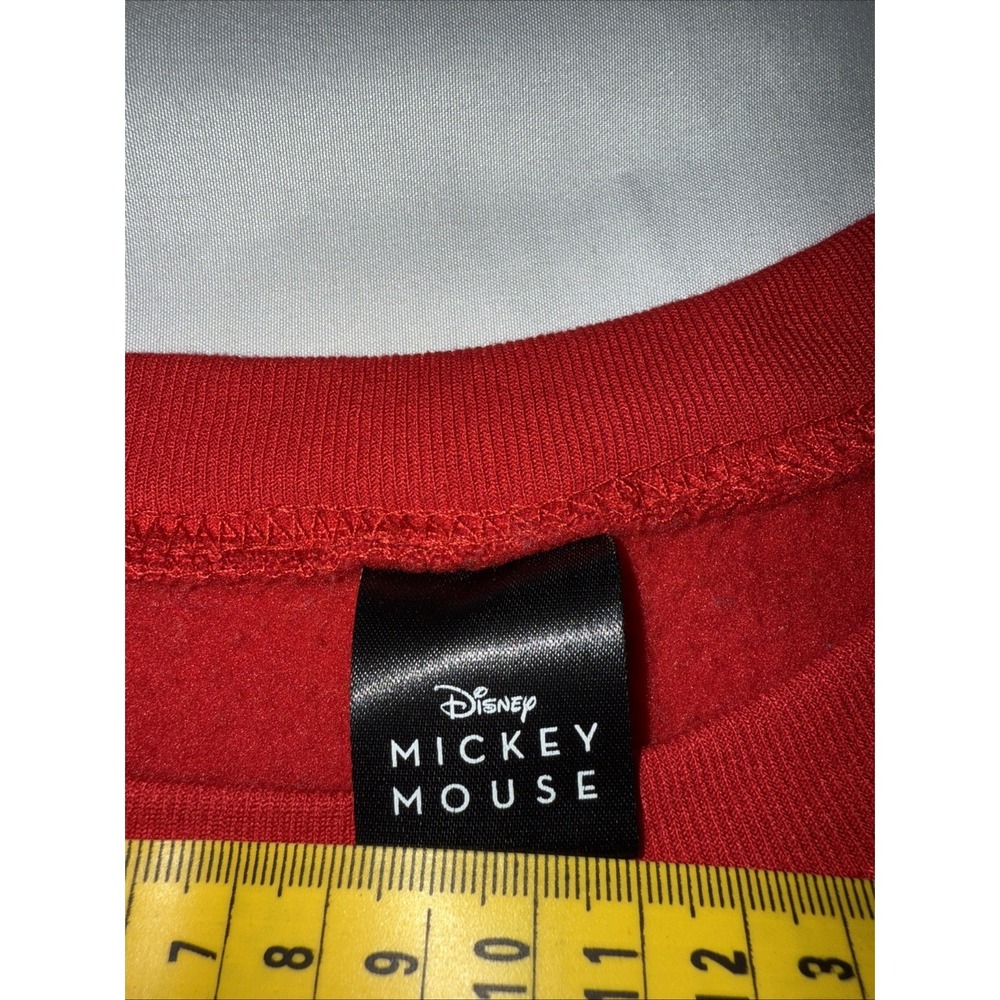 Mickey Mouse XL Sweatshirt Christmas lights with antlers Red extra large - Picture 3 of 3